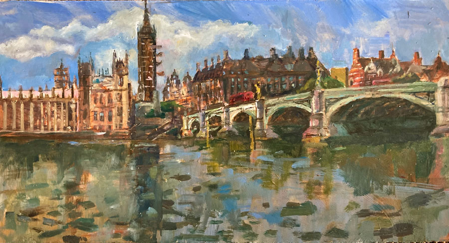 Westminster Bridge Houses of Parliament 